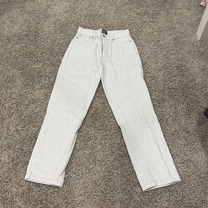 BDG Urban Outfitters Blue Striped Slim Straight Pants